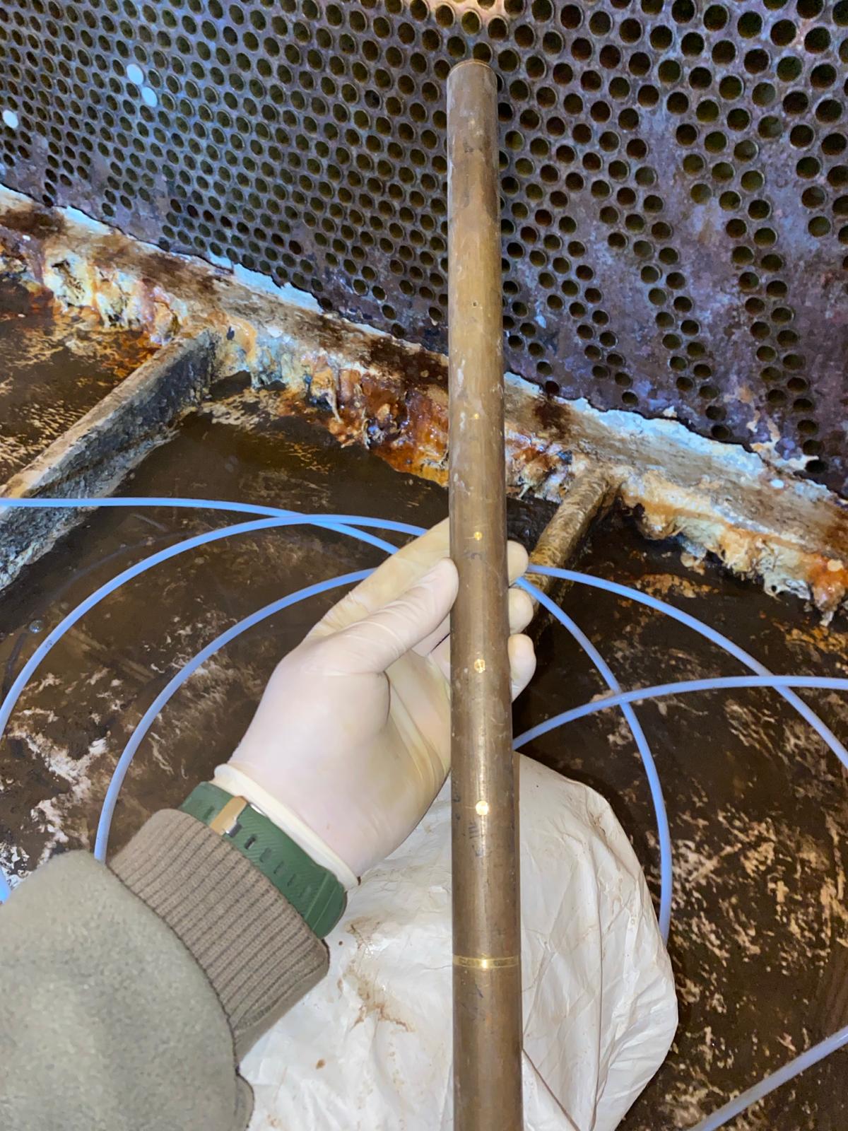 ET uygulaması - Türbin rotorunda prob ile kontrol