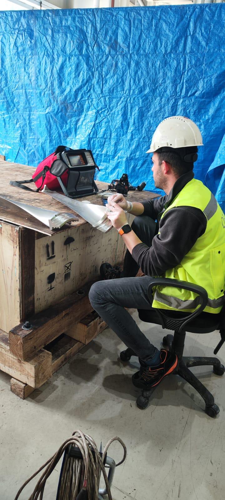 ET muayenesi - Türbin bileşenlerinde saha taraması