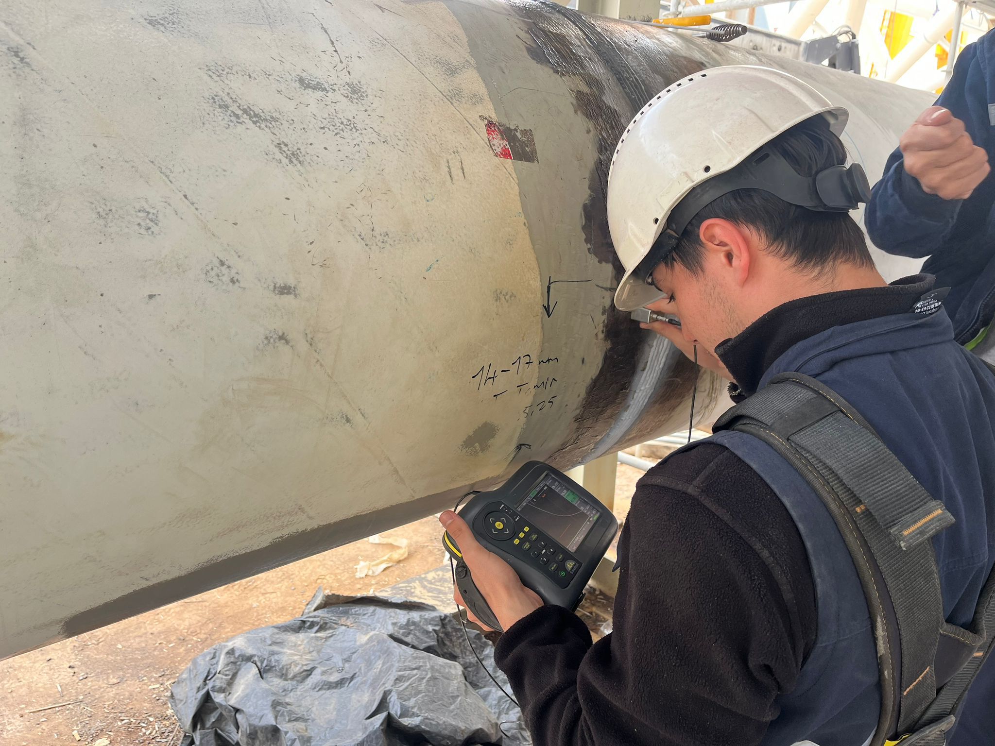 Saha boru hattı UT - Büyük çap boru kaynak dikişi taraması