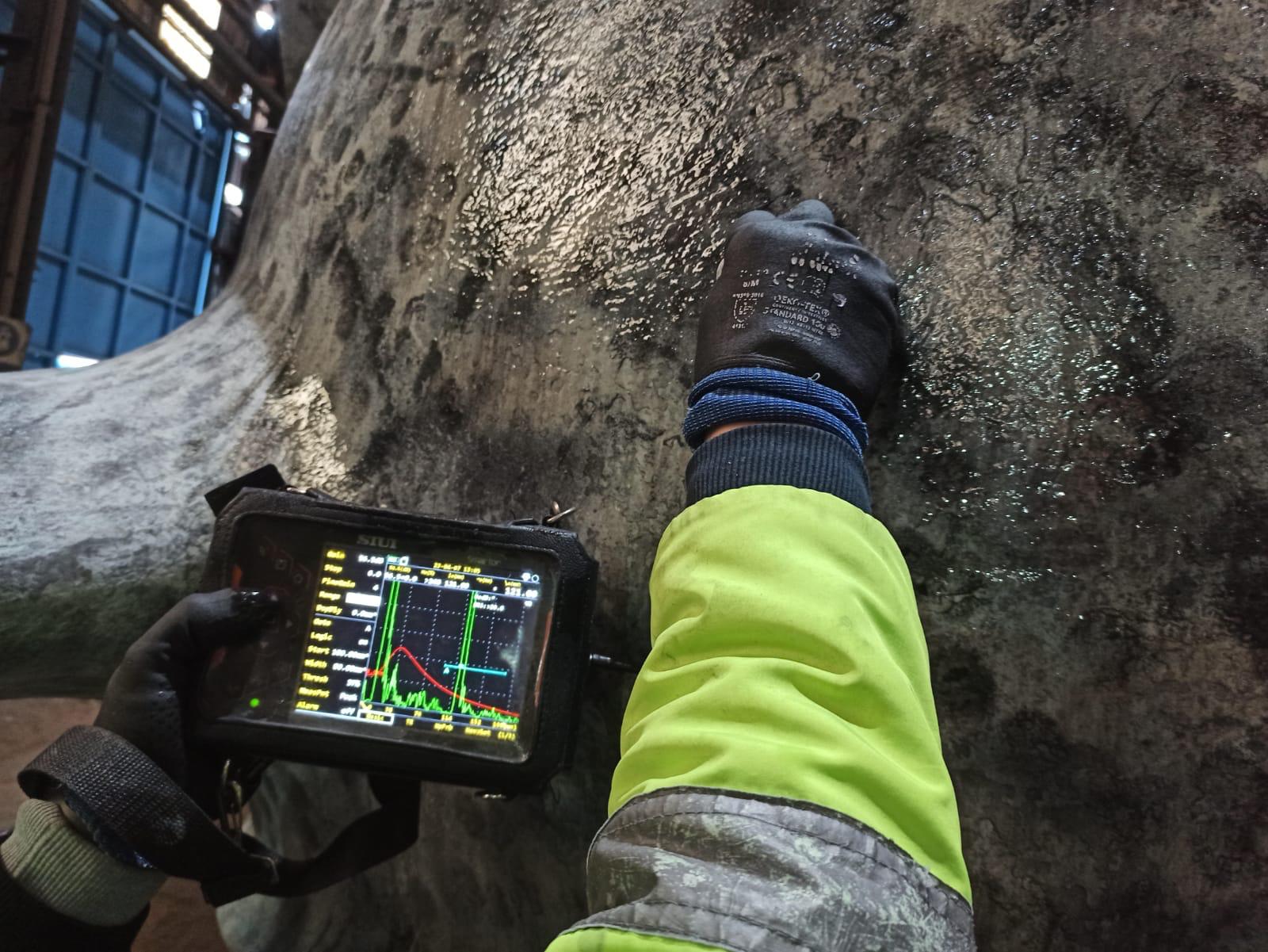 SIUI cihaz ekranı - Büyük döküm parça yüzeyi ultrasonik tarama