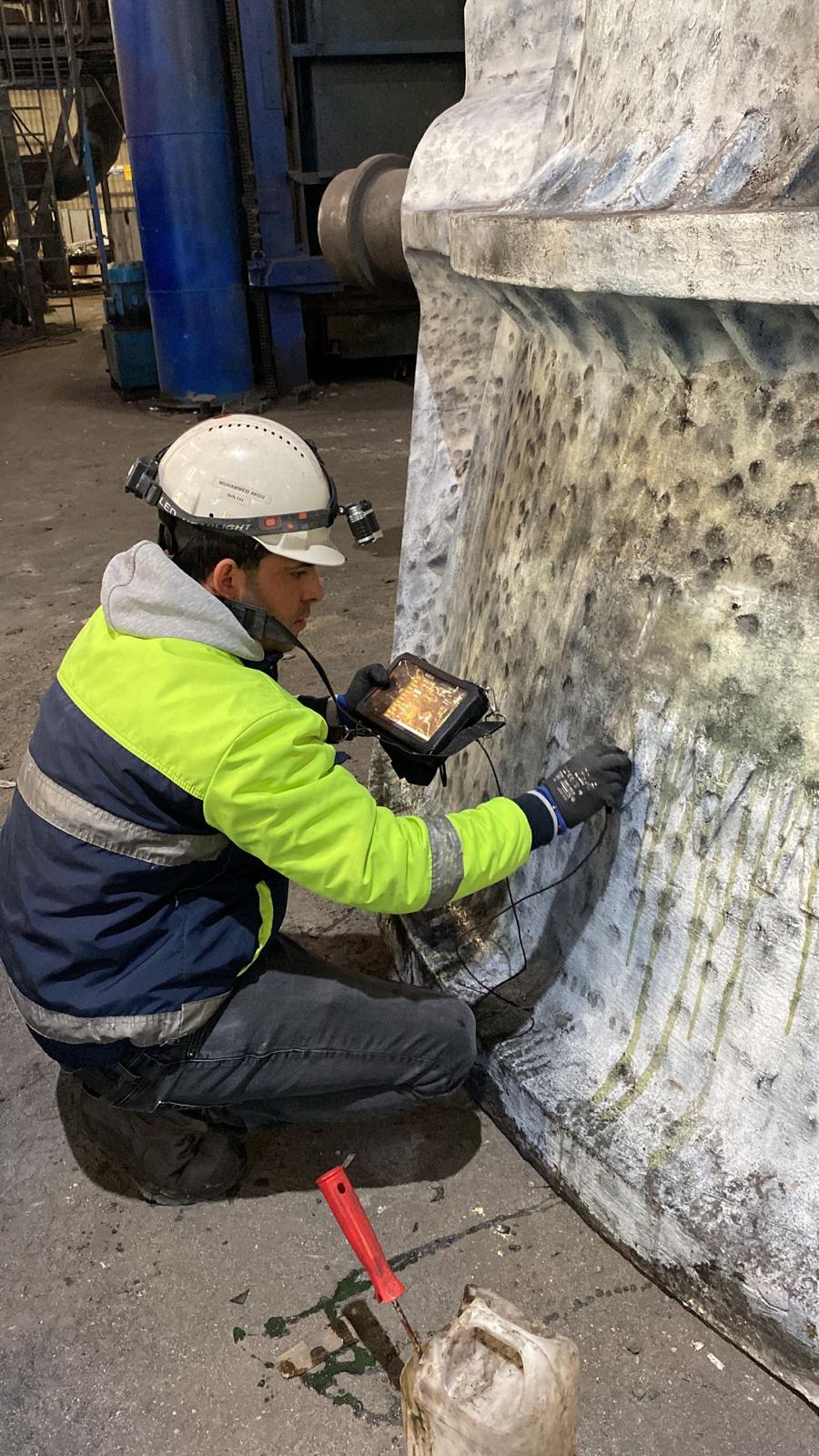 UT muayenesi - Boru hattı kaynak birleşiminde kusur taraması