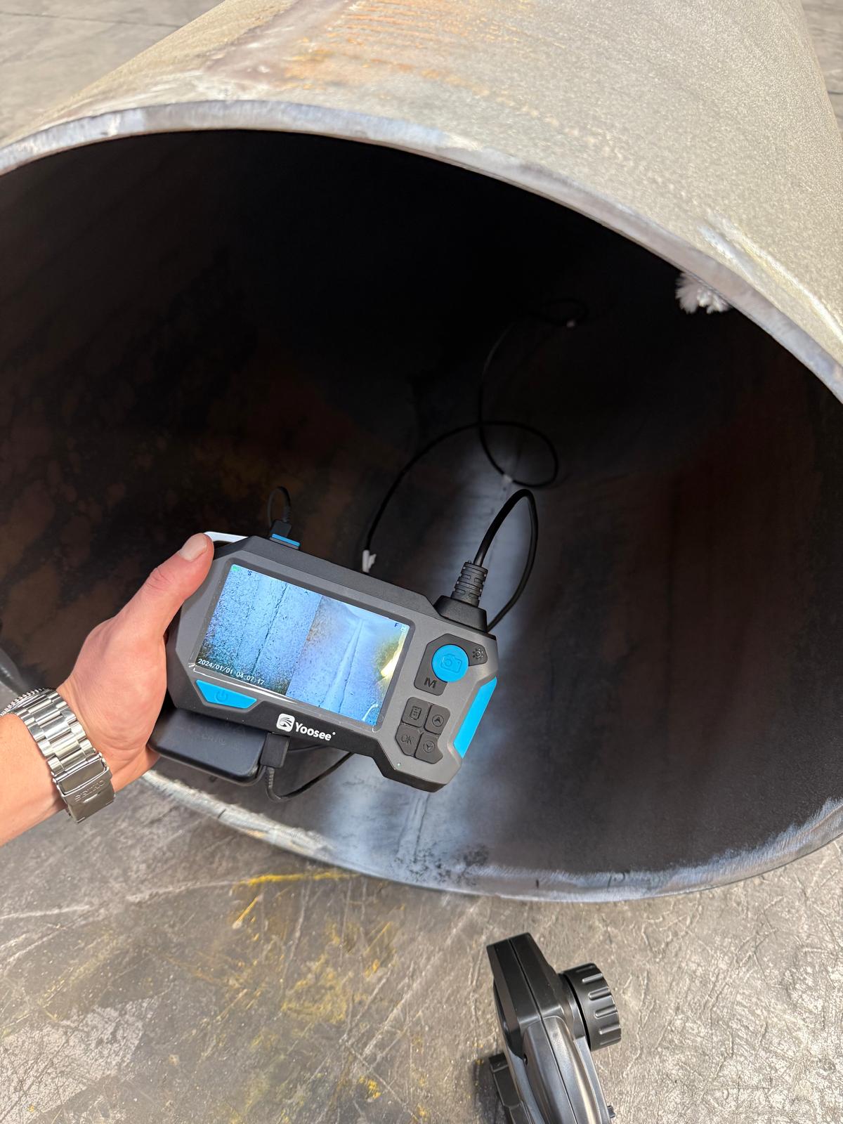 Endoskop ile boru içi muayene - Yoosee cihazı